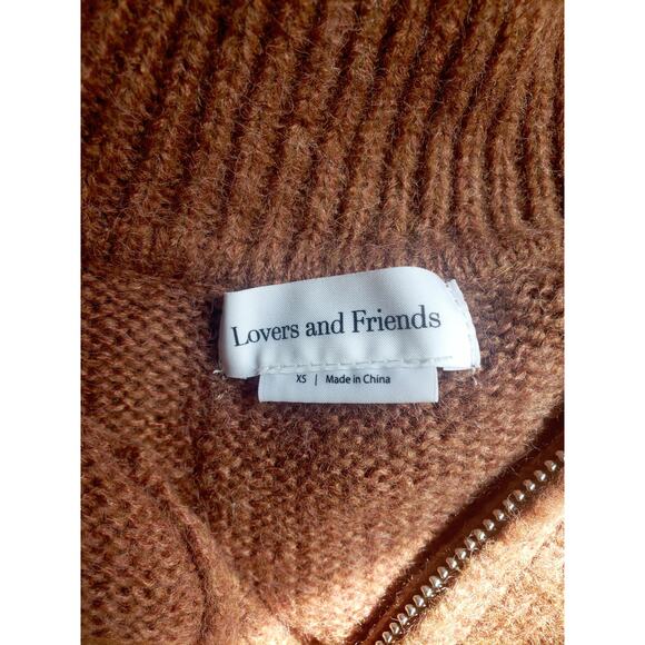 Lovers + Friends Anthea Sweater Dress Brown Size XS - Picture 8 of 10